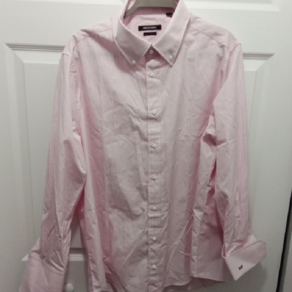 Pink Dress Shirt Classic Button-Down Style